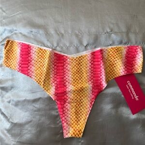 Commando multi-color Thong - NWT - Size S/M